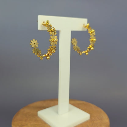 My Daisy Hoop Earrings