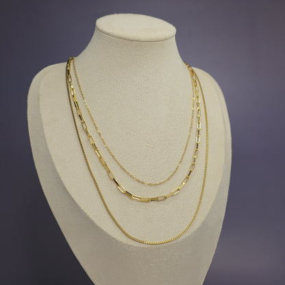 Trinity Layer Necklace