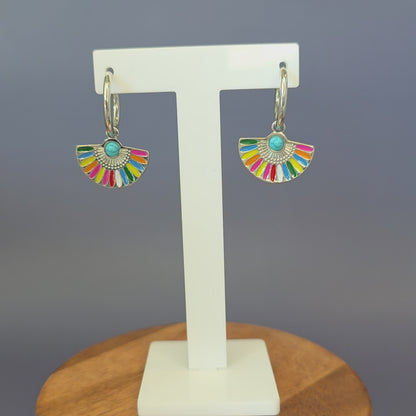Vivid Fan Hoops