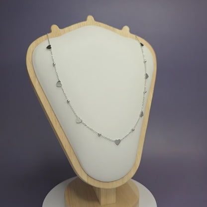 Silver Rhythm Heart Necklace