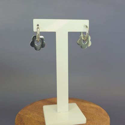 Retro Bloom Hoops