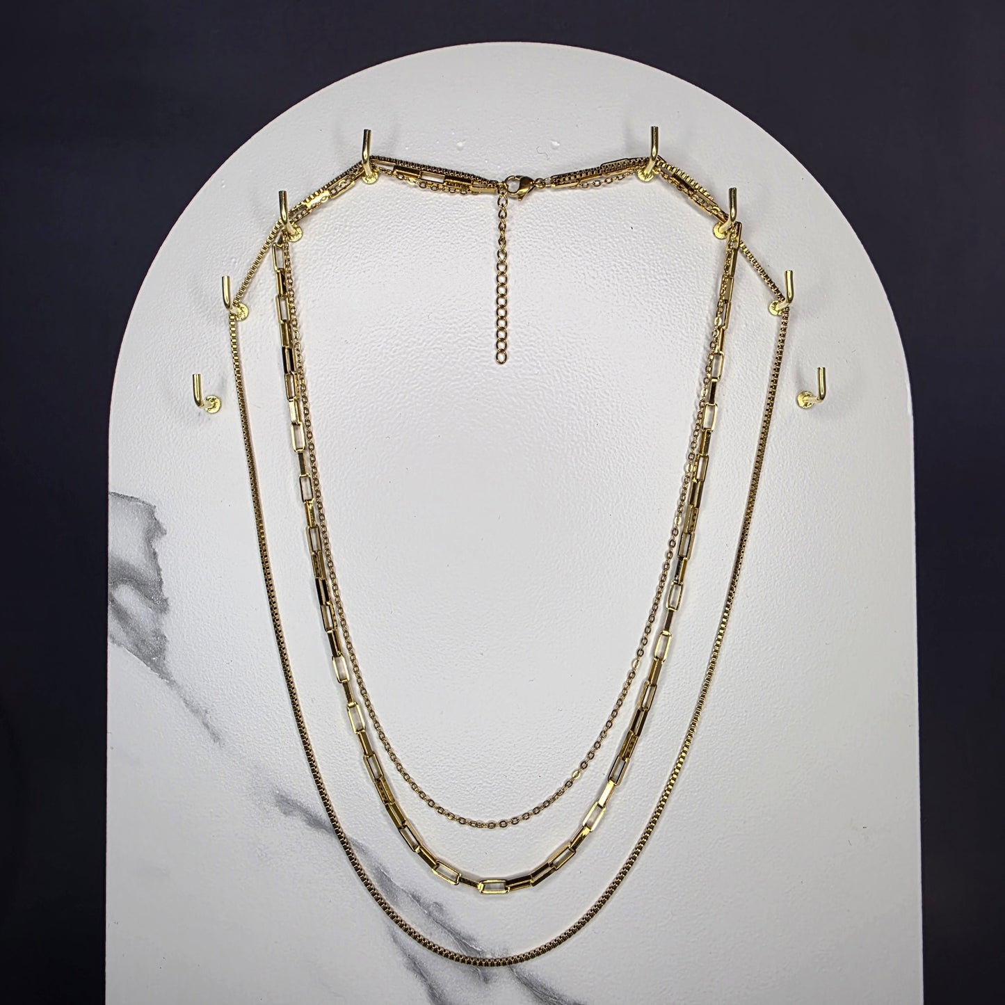 Trinity Layer Necklace