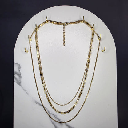 Trinity Layer Necklace