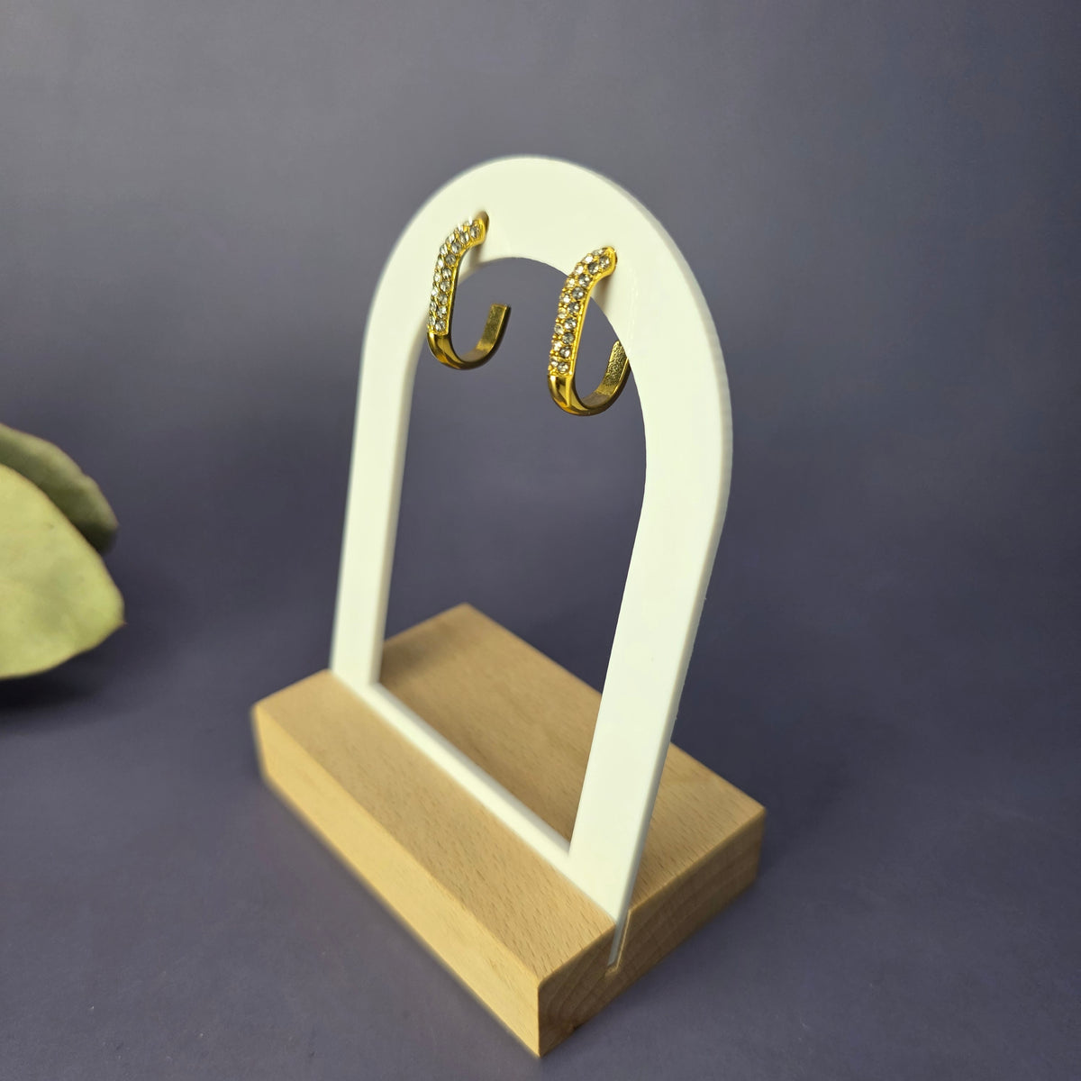 Sparkle Half Hoops