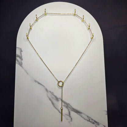 Sleek Y-Necklace Choker