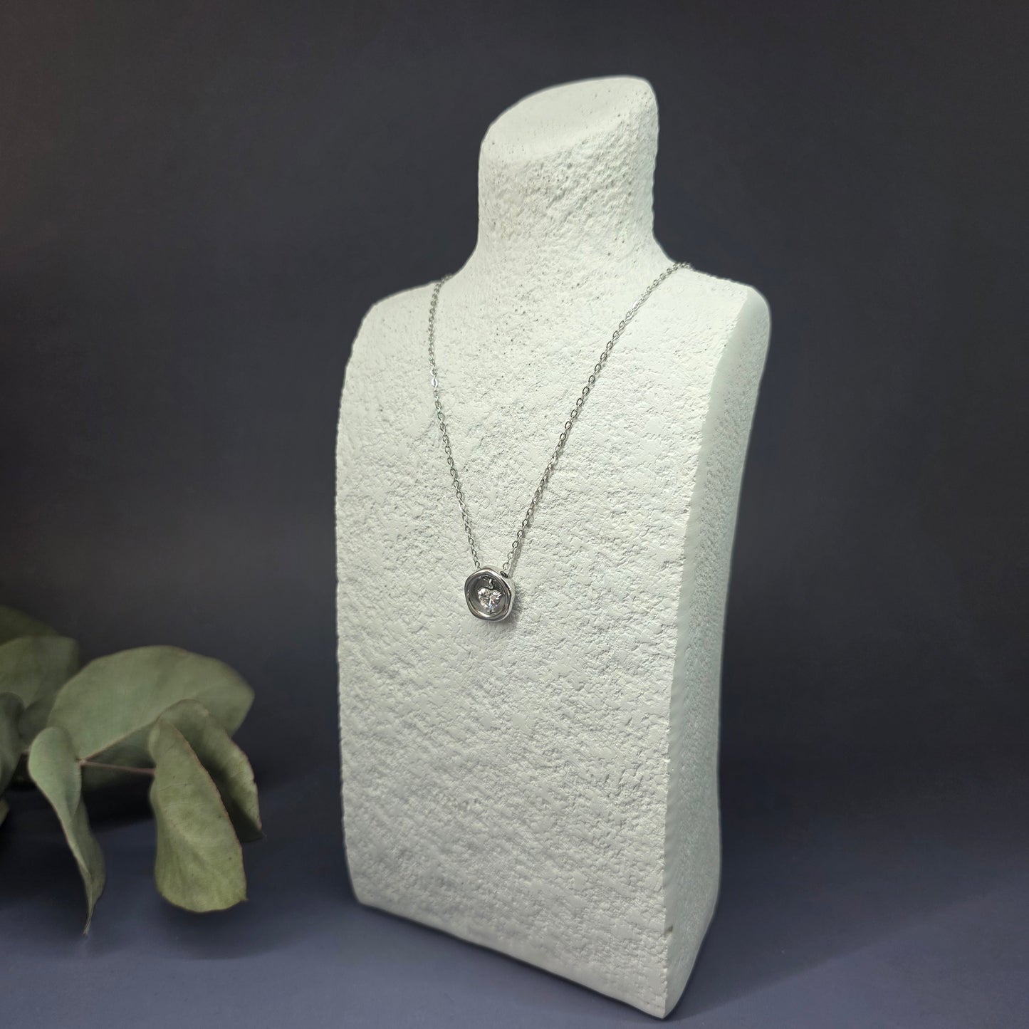 Floating Heart Necklace