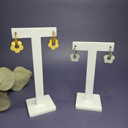 Retro Bloom Hoops