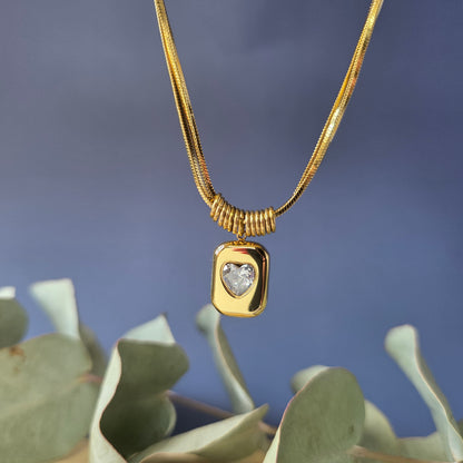 Juliet Heart Necklace