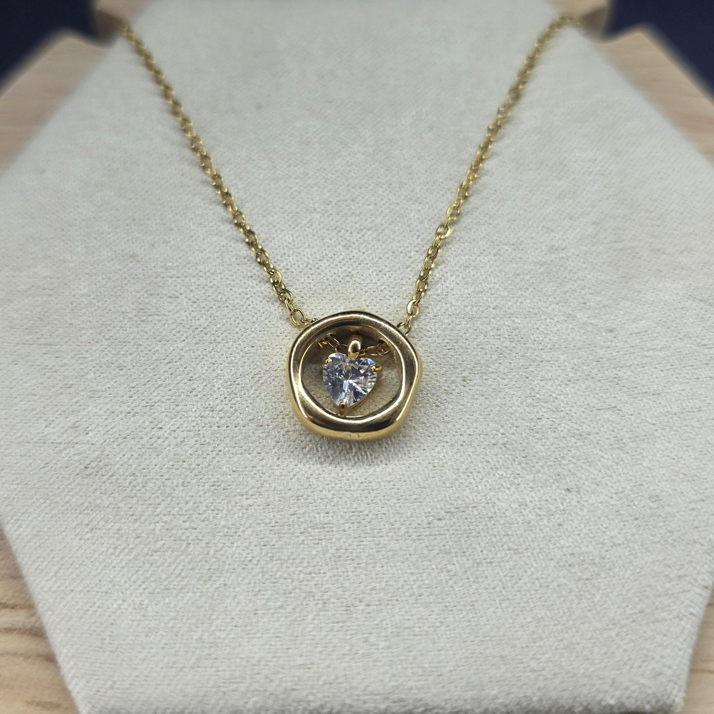 Floating Heart Necklace