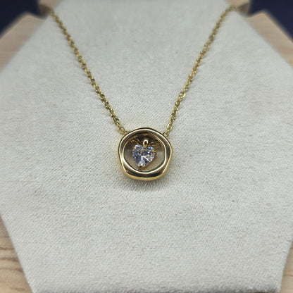 Floating Heart Necklace