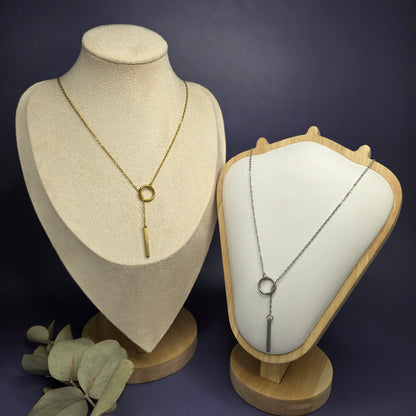 Sleek Y-Necklace Choker