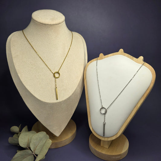 Sleek Y-Necklace Choker