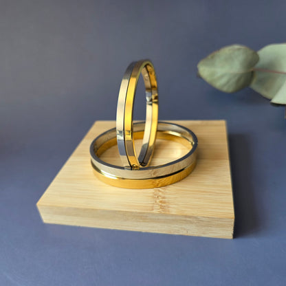 Oval Clip Bangle (Single Piece)