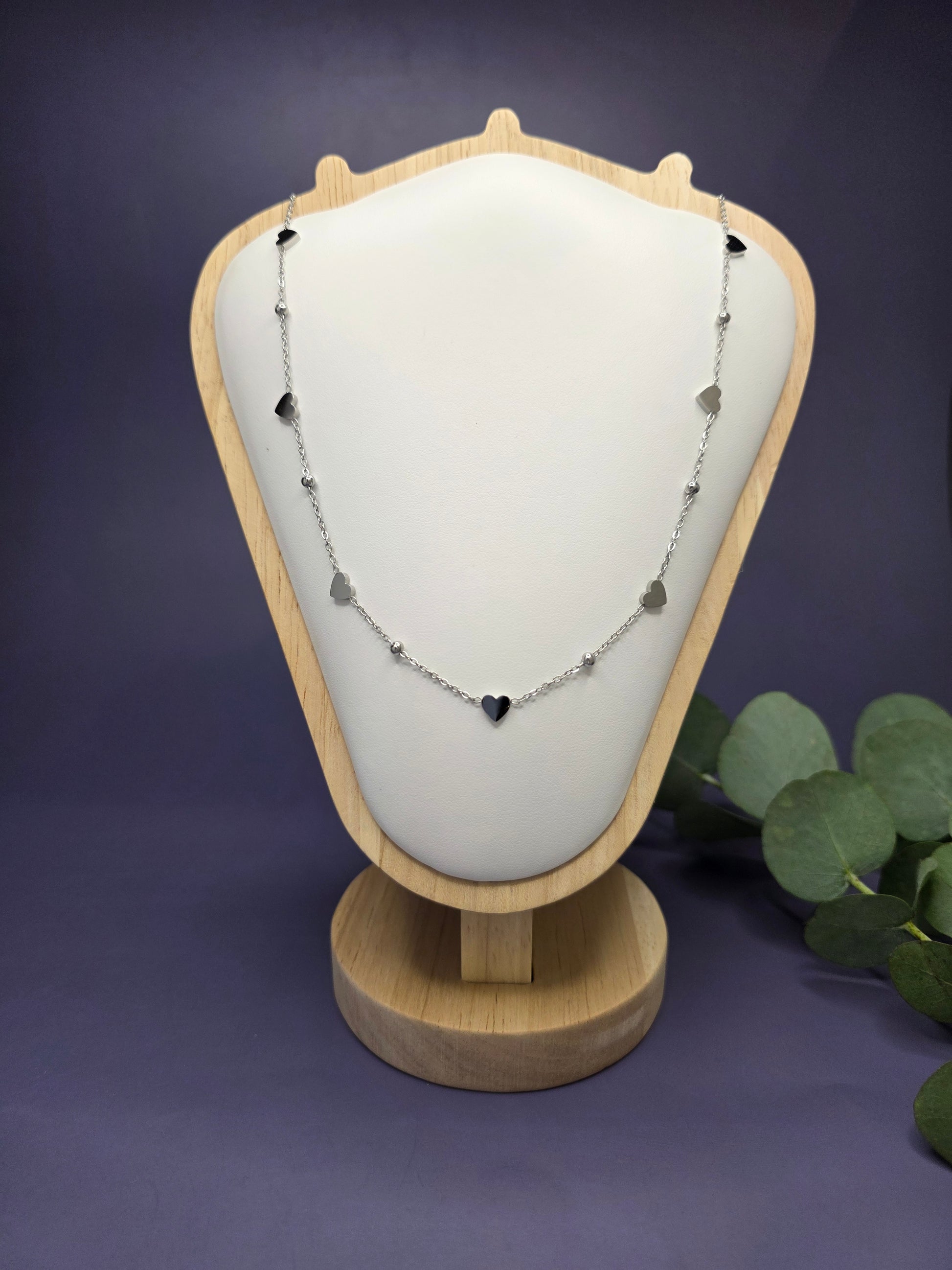Silver-rhythm-heart-necklace-modern-t-stand-display-my-silver-lining