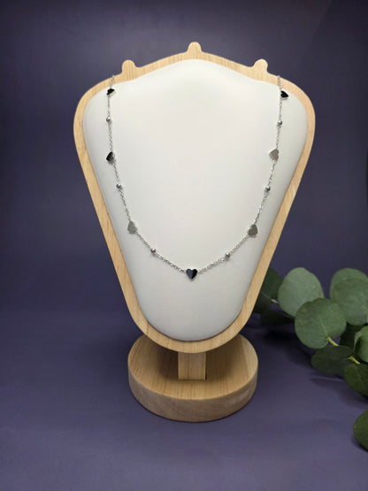 Silver-rhythm-heart-necklace-modern-t-stand-display-my-silver-lining